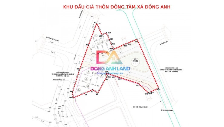 Đấu giá Tàm Xá Đông Anh ngày 16/9/2023